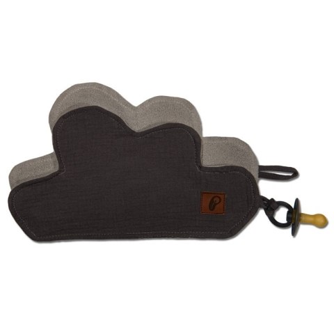 Hi Little One przytulanka doudou z zapachem mamy z zawieszką na smoczek BIO bawełna CLOUD Iron Hi Little One przytulanka doudou z zapachem mamy z zawieszką na smoczek BIO bawełna CLOUD Iron