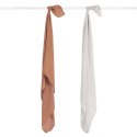 Jollein 2 otulacze bambusowe 115x115 cm BAMBOO Caramel Jollein 2 otulacze bambusowe 115x115 cm BAMBOO Caramel