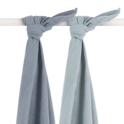 Jollein 2 otulacze bambusowe 115x115 cm BAMBOO Storm Grey Jollein 2 otulacze bambusowe 115x115 cm BAMBOO Storm Grey