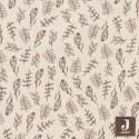 Jollein 2 otulacze niemowlęce Hydrophilic 115x115 cm Listki MEADOW Chestnut Jollein 2 otulacze niemowlęce Hydrophilic 115x115 cm Listki MEADOW Chestnut