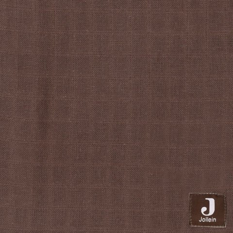 Jollein 2 otulacze niemowlęce Hydrophilic 115x115 cm Listki MEADOW Chestnut Jollein 2 otulacze niemowlęce Hydrophilic 115x115 cm Listki MEADOW Chestnut