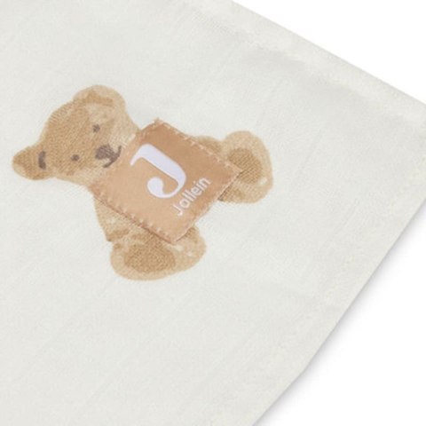 Jollein 2 otulacze niemowlęce Hydrophilic 115x115 cm Misie TEDDY BEAR Jollein 2 otulacze niemowlęce Hydrophilic 115x115 cm Misie TEDDY BEAR