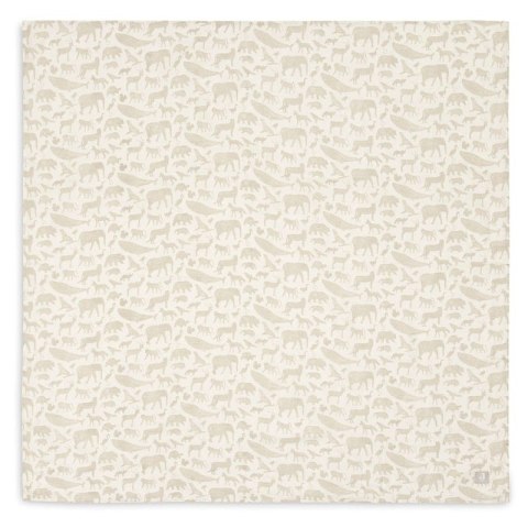 Jollein 2 otulacze niemowlęce Hydrophilic 115x115 cm Zwierzęta ANIMALS Nougat Jollein 2 otulacze niemowlęce Hydrophilic 115x115 cm Zwierzęta ANIMALS Nougat