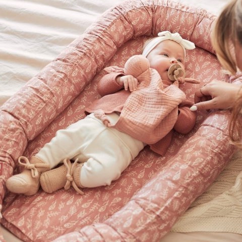 Jollein przytulanka dou dou z zawieszką na smoczek Króliczek BUNNY Rosewood Jollein przytulanka dou dou z zawieszką na smoczek Króliczek BUNNY Rosewood