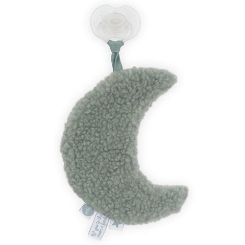 Jollein przytulanka dou dou z zawieszką na smoczek Księżyc MOON ASH GREEN Jollein przytulanka dou dou z zawieszką na smoczek Księżyc MOON ASH GREEN