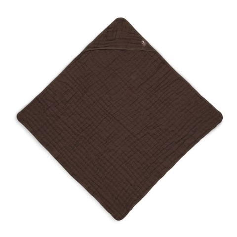 Jollein ręcznik z kapturkiem dla Niemowlaka 75x75 cm MUSLIN Cheastnut Jollein ręcznik z kapturkiem dla Niemowlaka 75x75 cm MUSLIN Cheastnut