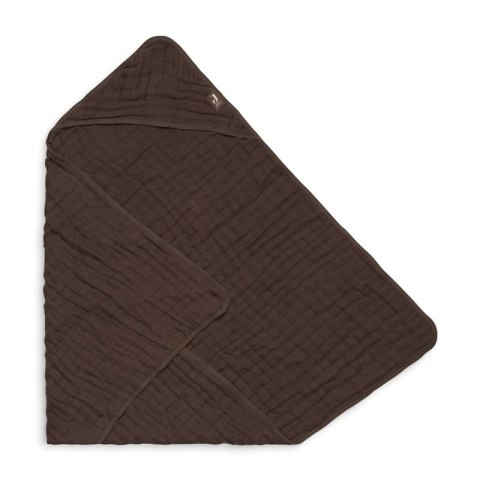 Jollein ręcznik z kapturkiem dla Niemowlaka 75x75 cm MUSLIN Cheastnut Jollein ręcznik z kapturkiem dla Niemowlaka 75x75 cm MUSLIN Cheastnut