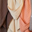 Jollein ręcznik z kapturkiem dla Niemowlaka 75x75 cm MUSLIN Cheastnut Jollein ręcznik z kapturkiem dla Niemowlaka 75x75 cm MUSLIN Cheastnut