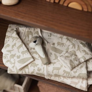 Jollein śpiworek niemowlęcy do spania całoroczny z odpinanymi rękawami ANIMALS NOUGAT 70 cm