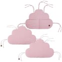 Hi Little One ochraniacze panelowe do łóżeczka z organizerem z oddychającej BIO bawełny CLOUD Blush Hi Little One ochraniacze panelowe do łóżeczka z organizerem z oddychającej BIO bawełny CLOUD Blush