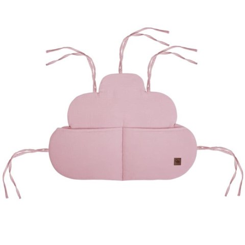 Hi Little One ochraniacze panelowe do łóżeczka z organizerem z oddychającej BIO bawełny CLOUD Blush Hi Little One ochraniacze panelowe do łóżeczka z organizerem z oddychającej BIO bawełny CLOUD Blush