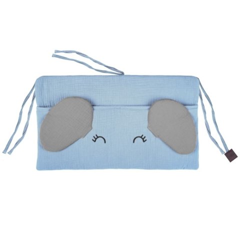 Hi Little One organizer przybornik do łóżeczka ELEPHANT Baby Blue/Grey Hi Little One organizer przybornik do łóżeczka ELEPHANT Baby Blue/Grey