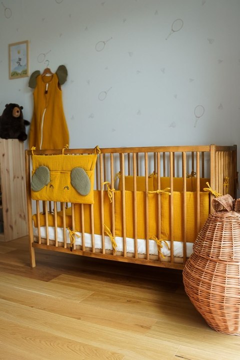 Hi Little One organizer przybornik do łóżeczka ELEPHANT Mustard/Green Hunter Hi Little One organizer przybornik do łóżeczka ELEPHANT Mustard/Green Hunter