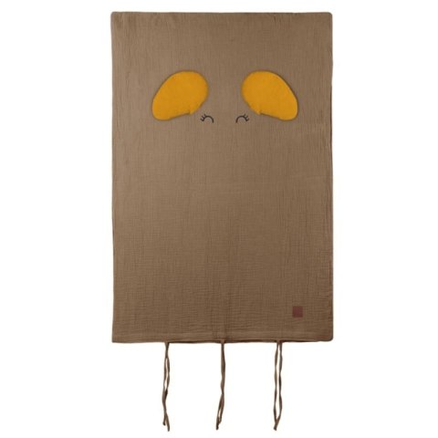 Hi Little One poszewka na pościel dla niemowląt z oddychającej organicznej BIO bawełny ELEPHANT Dark Oak/Mustard Hi Little One poszewka na pościel dla niemowląt z oddychającej organicznej BIO bawełny ELEPHANT Dark Oak/Mustard