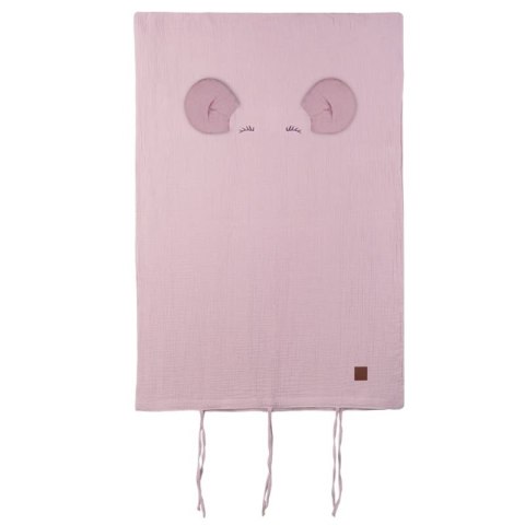 Hi Little One poszewka na pościel dla niemowląt z oddychającej organicznej BIO bawełny MOUSE Blush/Baby Pink Hi Little One poszewka na pościel dla niemowląt z oddychającej organicznej BIO bawełny MOUSE Blush/Baby Pink