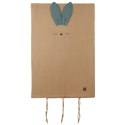 Hi Little One poszewka na pościel dla niemowląt z oddychającej organicznej BIO bawełny SLEEPY BUNNY Beige/Tiffany Hi Little One poszewka na pościel dla niemowląt z oddychającej organicznej BIO bawełny SLEEPY BUNNY Beige/Tiffany