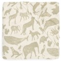 Jollein prześcieradło do kosza/kołyski/gondoli/łóżeczka 90x50 cm ANIMALS Olive Green Jollein prześcieradło do kosza/kołyski/gondoli/łóżeczka 90x50 cm ANIMALS Olive Green