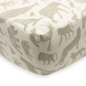 Jollein prześcieradło do łóżeczka 120x60 cm ANIMALS Olive Green Jollein prześcieradło do łóżeczka 120x60 cm ANIMALS Olive Green