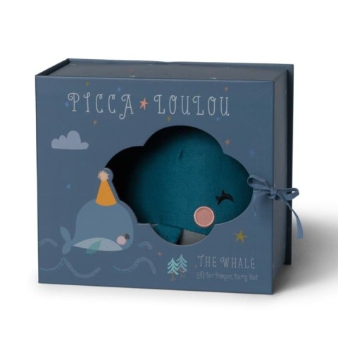 Picca LouLou przytulanka Wieloryb Wendy w Luksusowym Domku Pudełku Prezentowym Picca LouLou przytulanka Wieloryb Wendy w Luksusowym Domku Pudełku Prezentowym