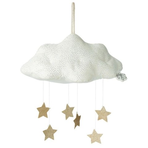 Picca LouLou zawieszka nad łóżeczko niemowlęce Migotliwa Chmurka z Gwiazdkami WHITE Picca LouLou zawieszka nad łóżeczko niemowlęce Migotliwa Chmurka z Gwiazdkami WHITE