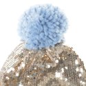 Rockahula Kids czapka zimowa dla dziewczynki Shimmer Sequin Blue 3-6 lat Rockahula Kids czapka zimowa dla dziewczynki Shimmer Sequin Blue 3-6 lat