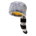 Rockahula Kids czapka zimowa futerko z ogonem dla dziewczynki Ronnie Racoon Furry 3-6 lat Rockahula Kids czapka zimowa futerko z ogonem dla dziewczynki Ronnie Racoon Furry 3-6 lat