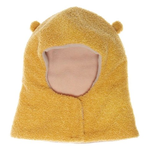 Rockahula Kids czapka zimowa kominiarka rozpinana dla dziewczynki Billie Bear Boucle Ochre 3-6 lat Rockahula Kids czapka zimowa kominiarka rozpinana dla dziewczynki Billie Bear Boucle Ochre 3-6 lat