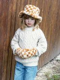 Rockahula Kids kapelusz zimowy Furry Bucked Coral 7-10 lat Rockahula Kids kapelusz zimowy Furry Bucked Coral 7-10 lat