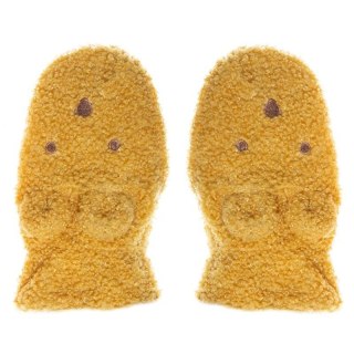 Rockahula Kids rękawiczki zimowe dla dziewczynki Billie Bear Ochre 7-10 lat