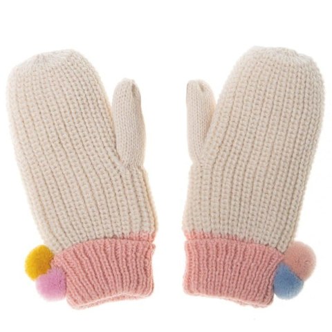 Rockahula Kids rękawiczki zimowe dla dziewczynki Dreamy Rainbow Knit Bobble wiek 7-10 lat Rockahula Kids rękawiczki zimowe dla dziewczynki Dreamy Rainbow Knit Bobble wiek 7-10 lat