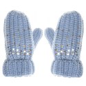 Rockahula Kids rękawiczki zimowe dla dziewczynki Shimmer Sequin Blue 3-6 lat Rockahula Kids rękawiczki zimowe dla dziewczynki Shimmer Sequin Blue 3-6 lat