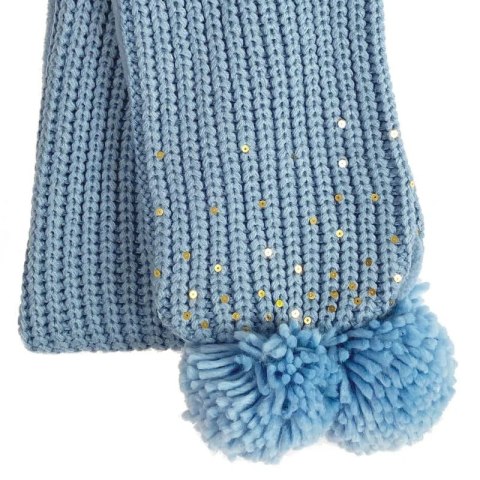 Rockahula Kids szalik zimowy dla dziewczynki Shimmer Sequin Blue Rockahula Kids szalik zimowy dla dziewczynki Shimmer Sequin Blue