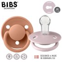 BIBS DE LUX 2-PACK PINK PLUM & PEACH Smoczek uspokajający silikonowy ONE SIZE BIBS DE LUX 2-PACK PINK PLUM & PEACH Smoczek uspokajający silikonowy ONE SIZE