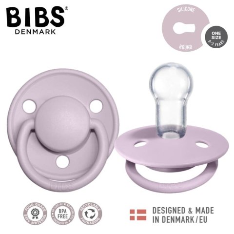 BIBS DE LUX DUSKY LILAC Smoczek uspokajający silikonowy ONE SIZE BIBS DE LUX DUSKY LILAC Smoczek uspokajający silikonowy ONE SIZE