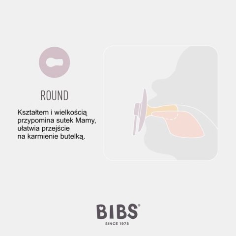 BIBS DE LUX HONEY BEE Smoczek uspokajający silikonowy ONE SIZE BIBS DE LUX HONEY BEE Smoczek uspokajający silikonowy ONE SIZE