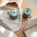 Jollein 2 śliniaki wodoodporne z kieszonką Zwierzęta ANIMALS Olive Green Jollein 2 śliniaki wodoodporne z kieszonką Zwierzęta ANIMALS Olive Green