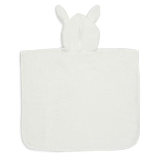Jollein ponczo kąpielowe z kapturem 65x62 cm Króliczek RABBIT Ivory
