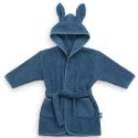 Jollein szlafroczek niemowlęcy z kapturem 1-2 lata Króliczek RABBIT FROTTE JEANS BLUE Jollein szlafroczek niemowlęcy z kapturem 1-2 lata Króliczek RABBIT FROTTE JEANS BLUE
