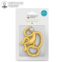 Matchstick Monkey Mini gryzak silikonowy sensoryczny ze szczoteczką Yellow Matchstick Monkey Mini gryzak silikonowy sensoryczny ze szczoteczką Yellow