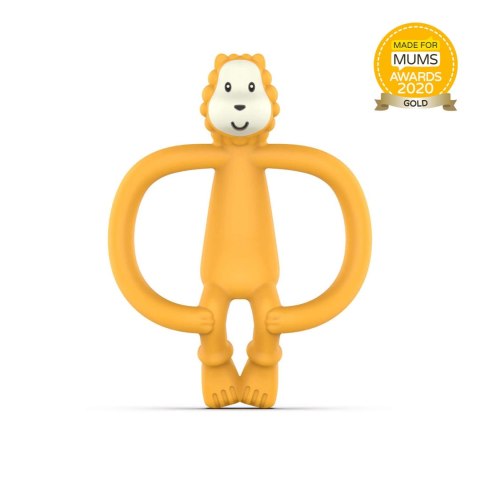 Matchstick Monkey gryzak silikonowy sensoryczny z mini szczoteczką Animals Lion Matchstick Monkey gryzak silikonowy sensoryczny z mini szczoteczką Animals Lion