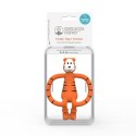 Matchstick Monkey gryzak silikonowy sensoryczny z mini szczoteczką Animals Tygrysek Matchstick Monkey gryzak silikonowy sensoryczny z mini szczoteczką Animals Tygrysek