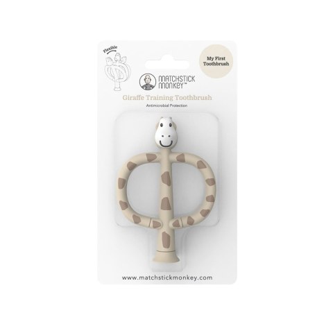 Matchstick Monkey silikonowa sensoryczna szczoteczka treningowa Żyrafa Matchstick Monkey silikonowa sensoryczna szczoteczka treningowa Żyrafa