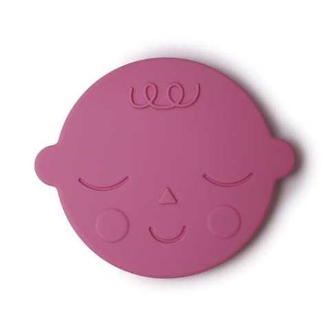 Mushie - Gryzak silikonowy FACE Bubblegum Mushie - Gryzak silikonowy FACE Bubblegum