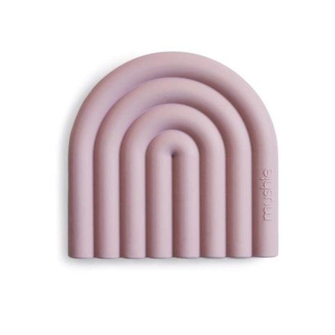 Mushie - Gryzak silikonowy RAINBOW Mauve Mushie - Gryzak silikonowy RAINBOW Mauve