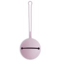 Mushie silikonowe etui pojemnik na smoczki Kula Ball Soft Lilac Mushie silikonowe etui pojemnik na smoczki Kula Ball Soft Lilac