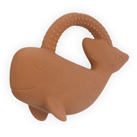 Jollein gryzak dla niemowlaka kauczuku naturalny Wieloryb WHALE Caramel Jollein gryzak dla niemowlaka kauczuku naturalny Wieloryb WHALE Caramel
