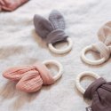 Jollein gryzak silikonowy Bunny Ears Rosewood Jollein gryzak silikonowy Bunny Ears Rosewood