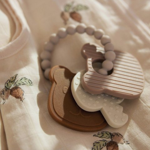 Jollein gryzaki silikonowe sensoryczne Miś TEDDY BEAR Jollein gryzaki silikonowe sensoryczne Miś TEDDY BEAR