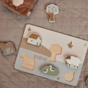 Jollein puzzle drewniane montessori FARM Jollein puzzle drewniane montessori FARM