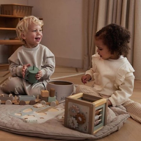 Jollein puzzle drewniane montessori FARM Jollein puzzle drewniane montessori FARM